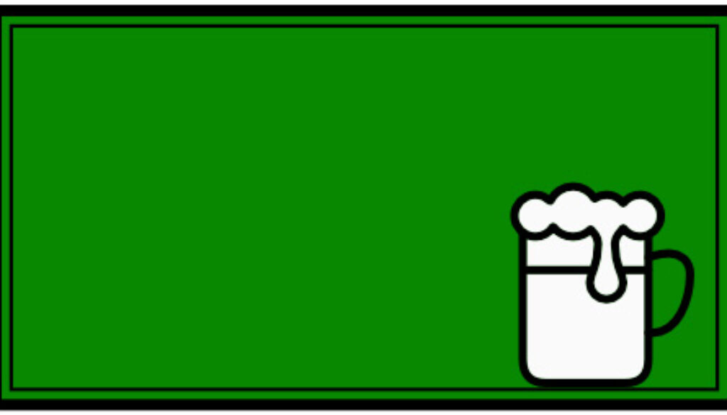 Drink the green screen