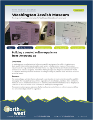 Washington Jewish Museum case study
